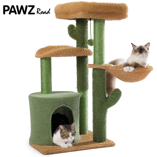 Cactus Cat Tree Sisal Scratching Post