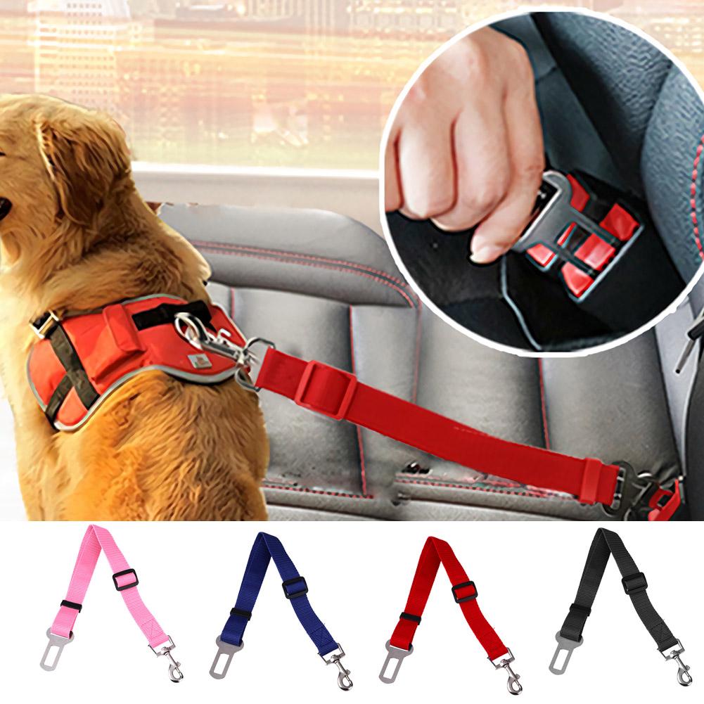 Adjustable Seat Belt Harness Cats  Dogs