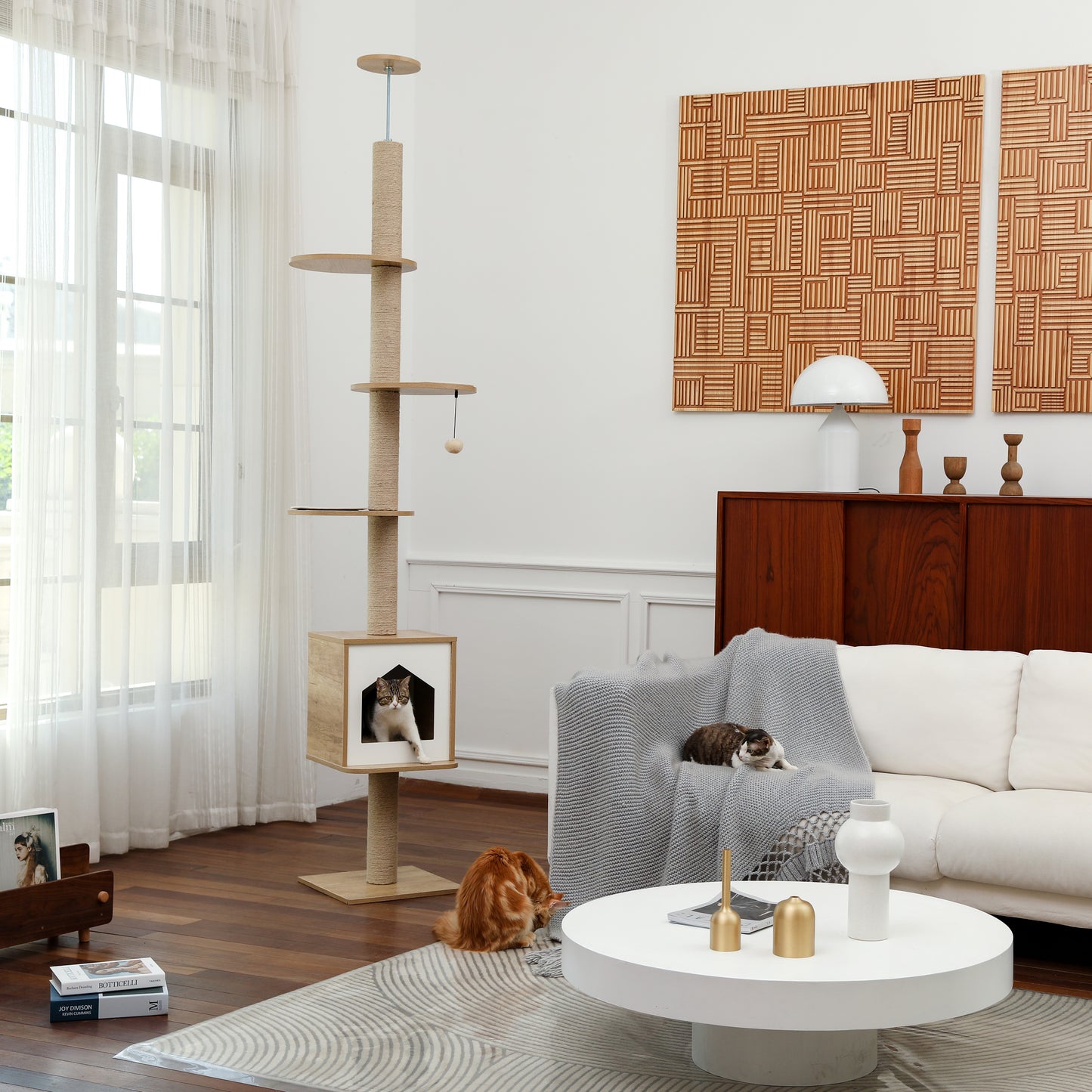 Cat Climbing Tower with a Scratcher Multi-layer