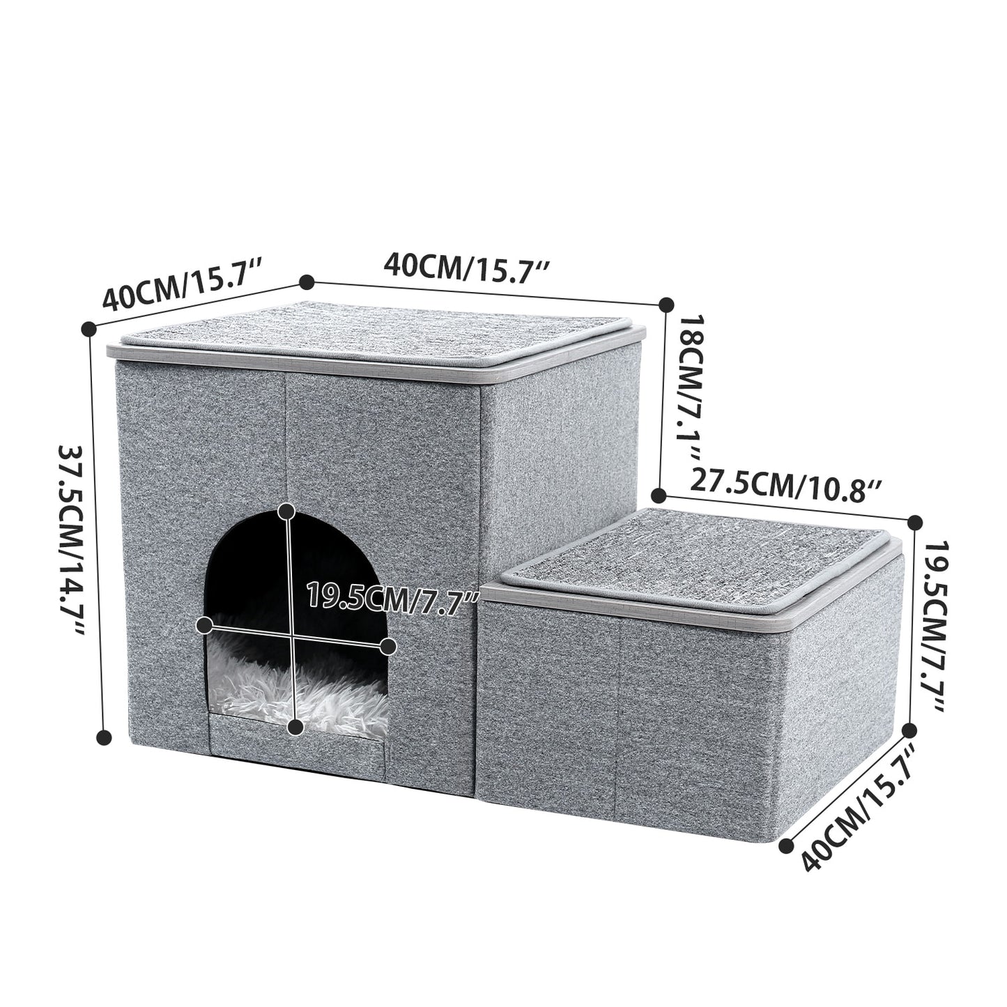 2 in 1 Pet Steps Dog Stairs