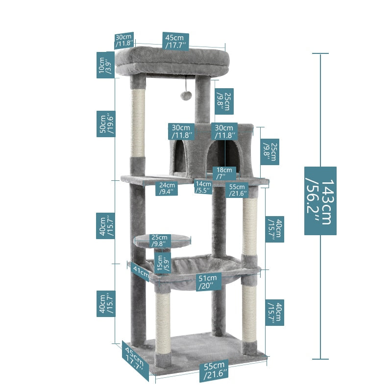 Cat Tree Scratching Multi-Level