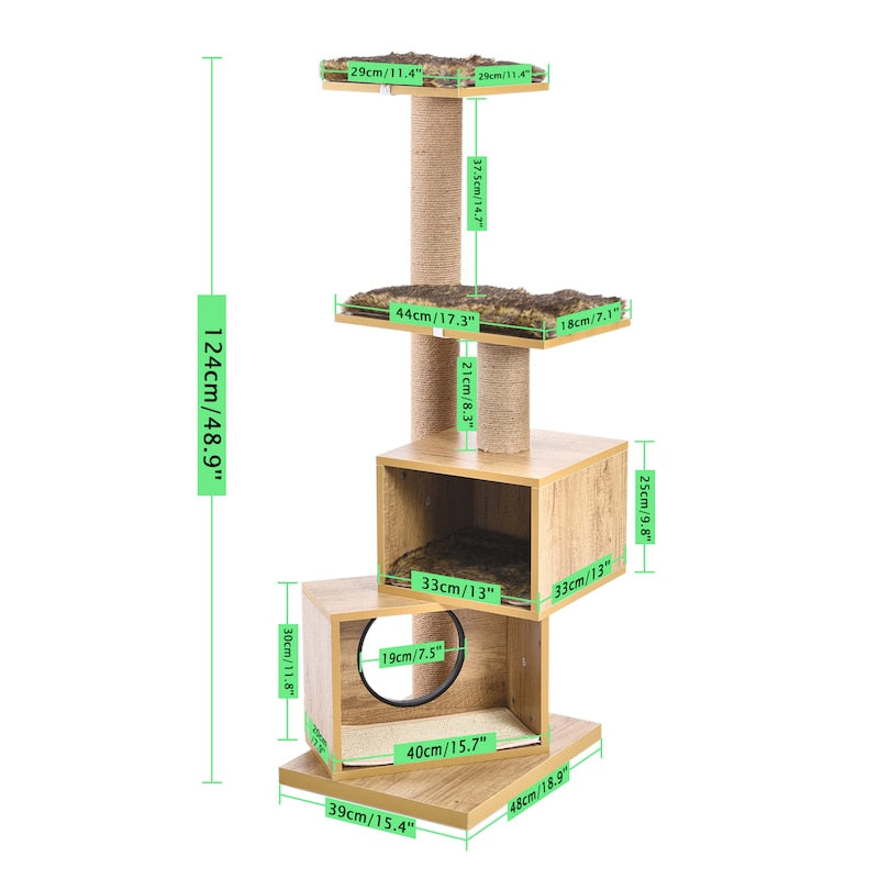 Luxury Cat Tree  Large Climbing Frame Multi-Layer