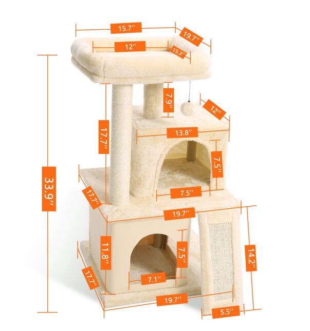 Cat Tree Furniture Tower  Scratcher