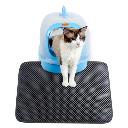 Waterproof Pet Cat Litter Mat Double Layer