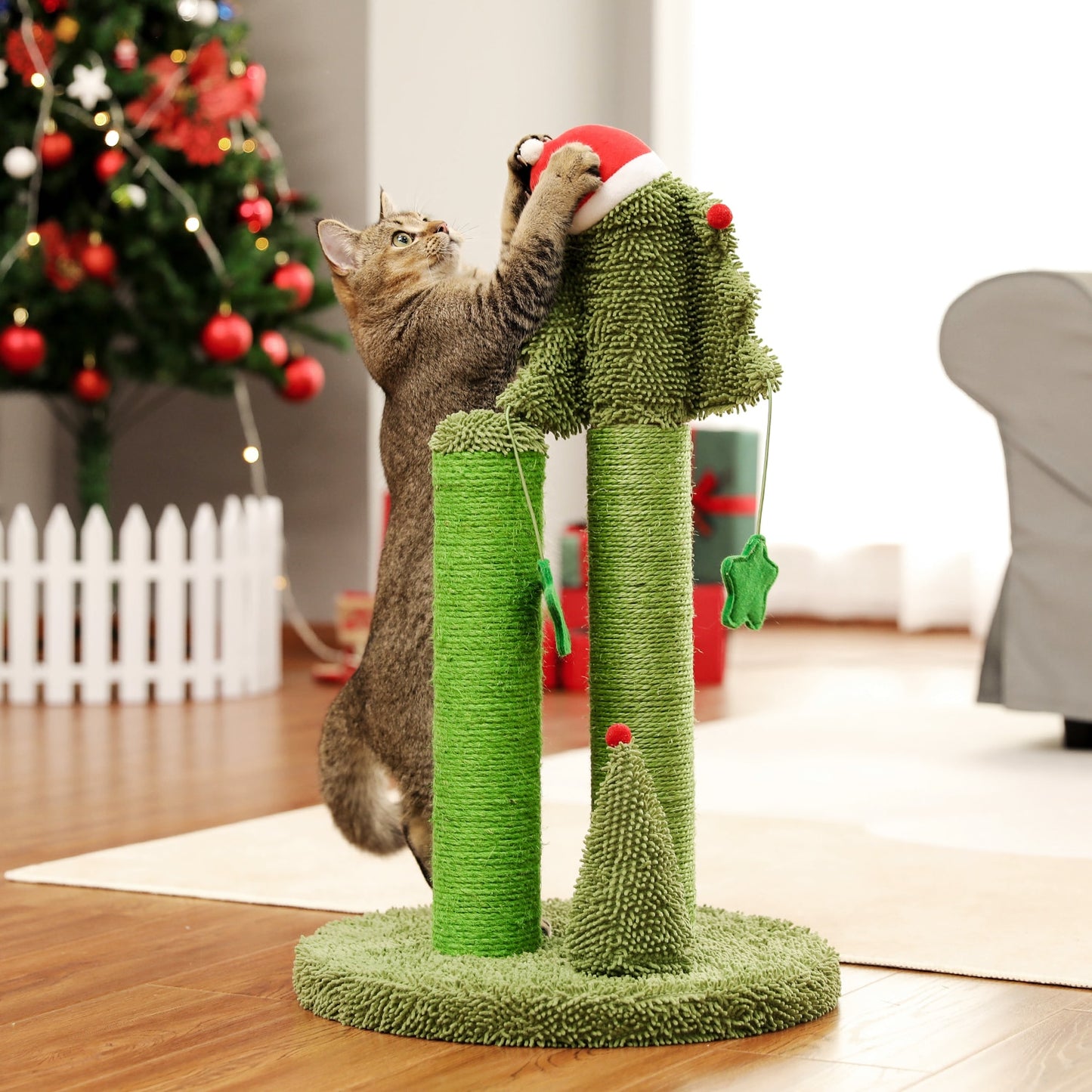 Cactus Tree  Tower with Sisal Scratching Post