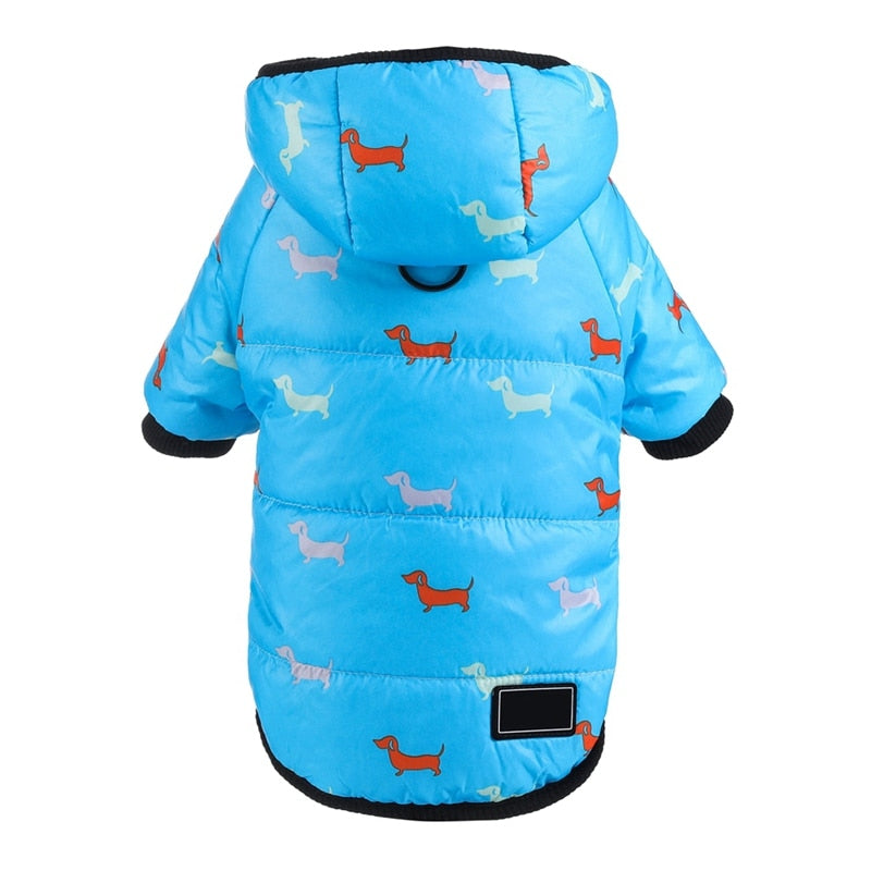 Pet Winter Thickened Cotton-padded Coat For Dog