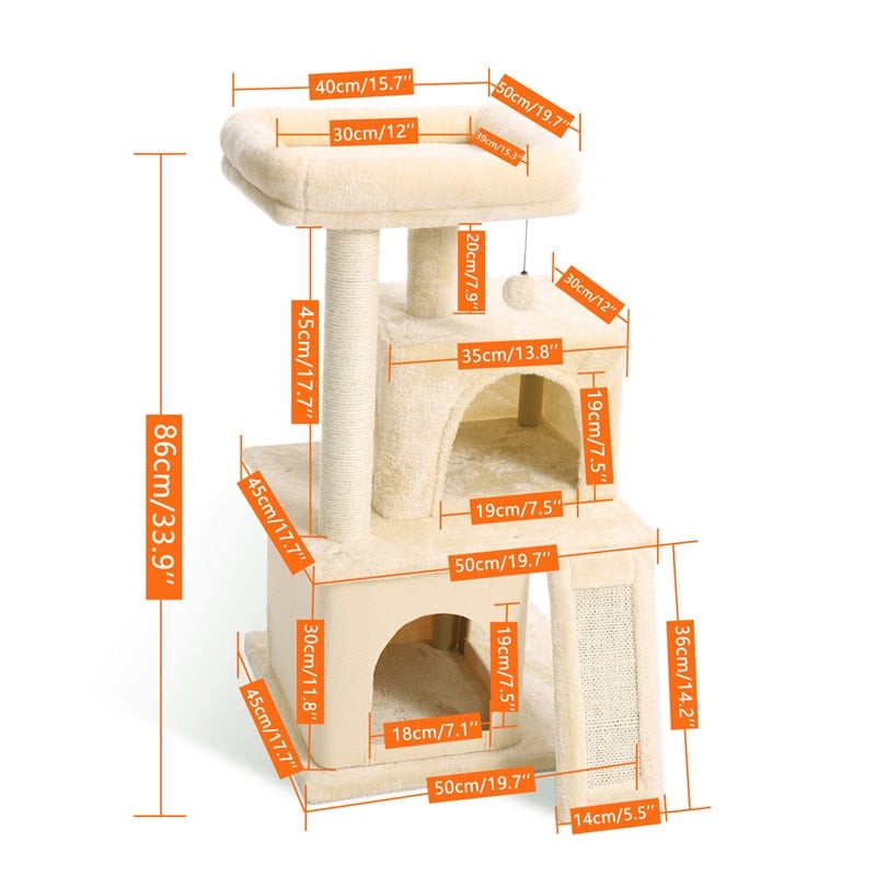 Cat Tree House Condo Multi-Level