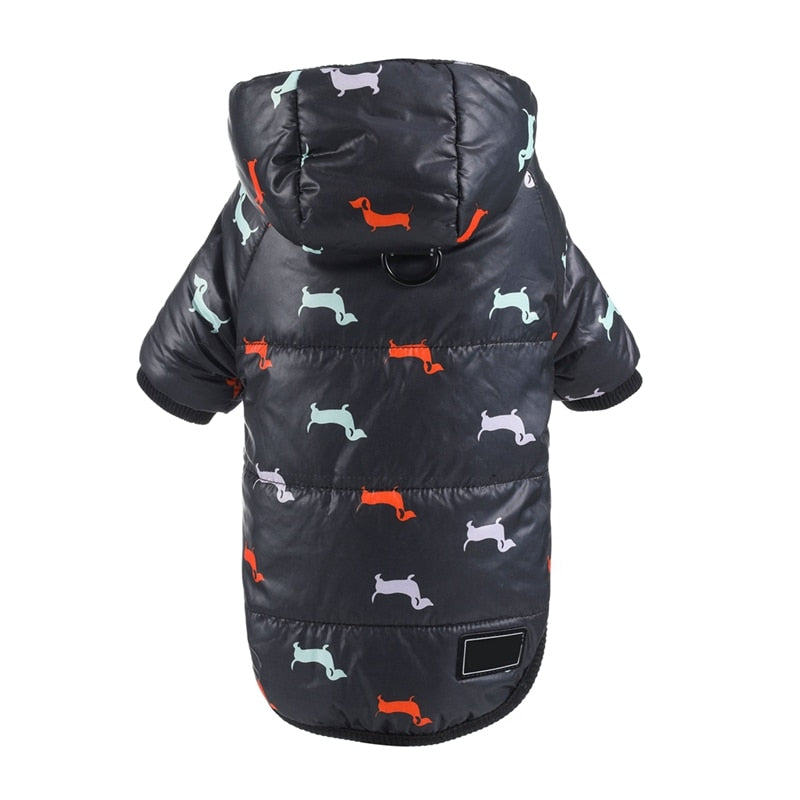 Pet Winter Thickened Cotton-padded Coat For Dog