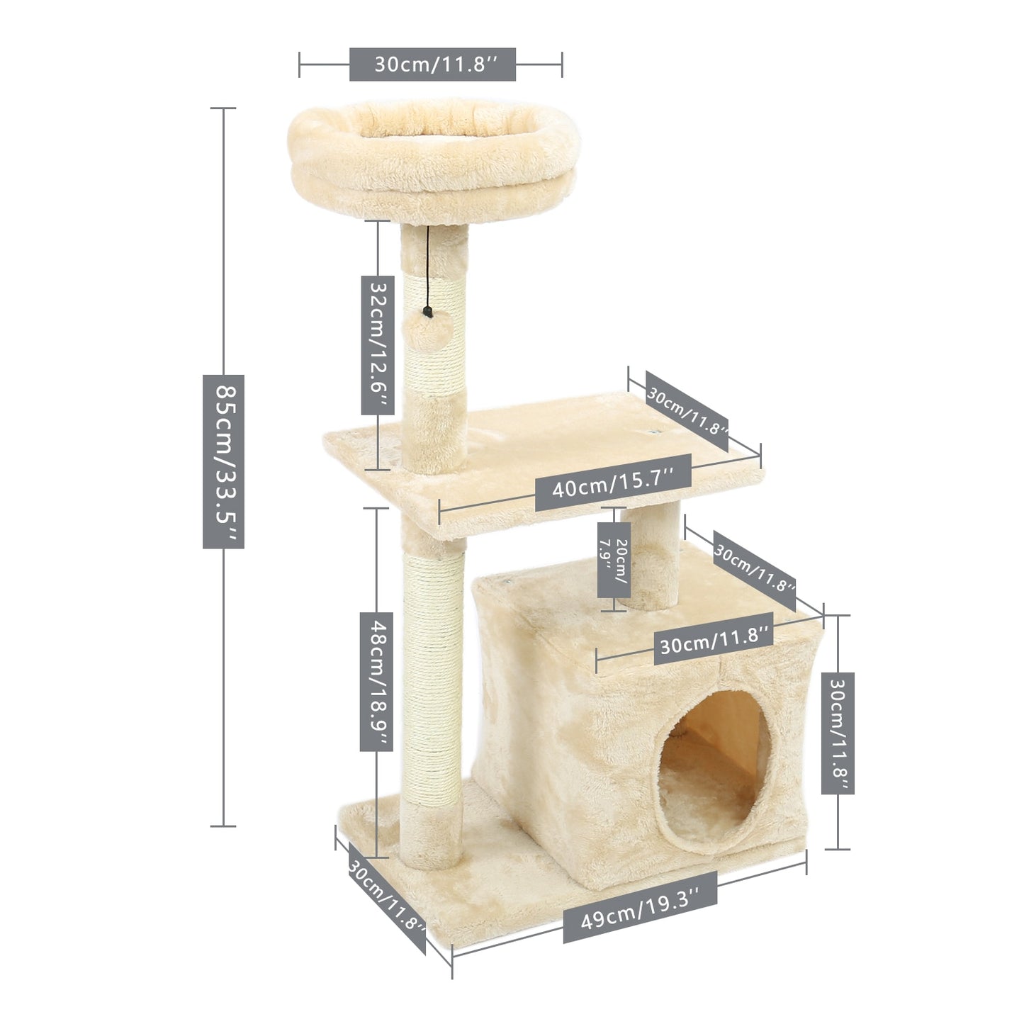 Large Cat Tree Tower Condo cat scratcher