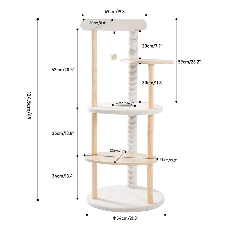 Luxury Cat Tree  Large Climbing Frame Multi-Layer