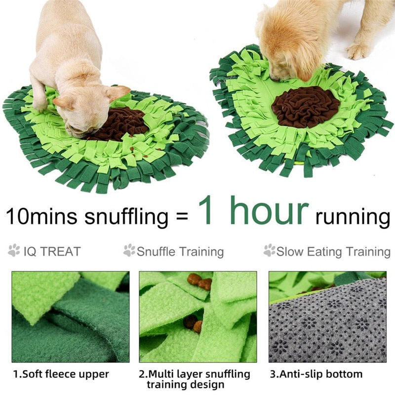 Dog Sniffing Mat  Snack Feeding Mat