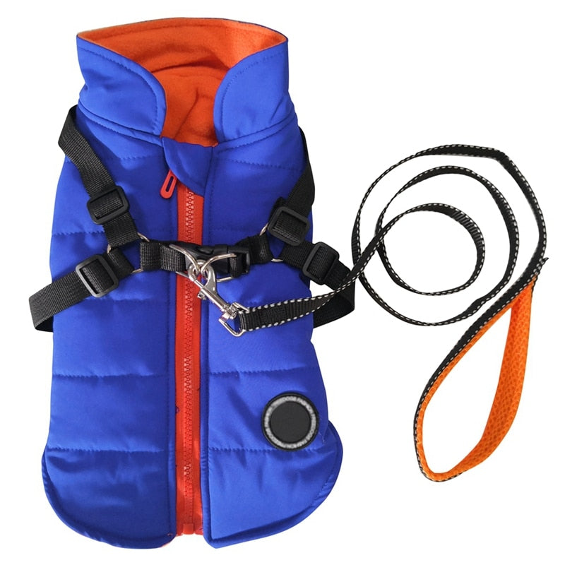 Pet Dog Jacket With Harness &amp; Leash