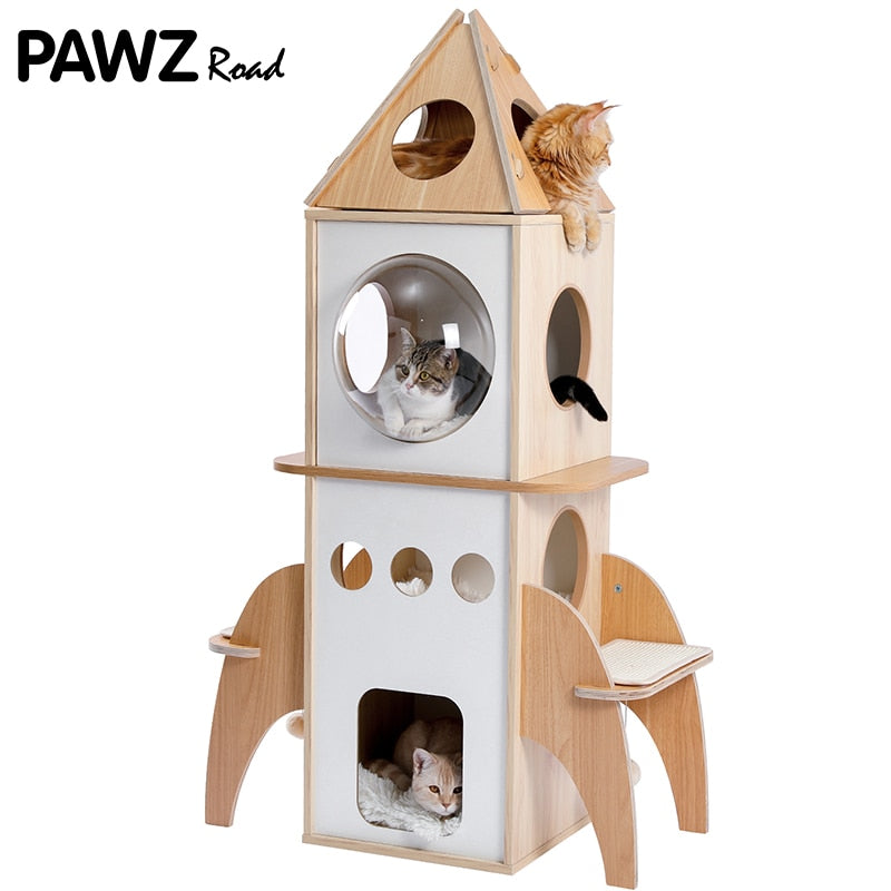 Rocket Styling Cat Tree Condo