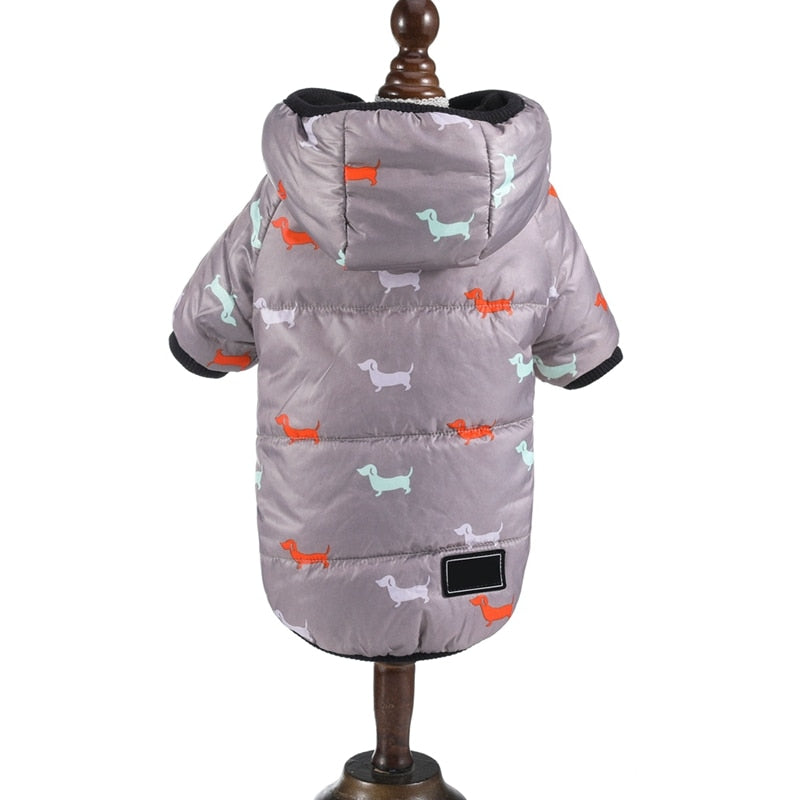 Pet Winter Thickened Cotton-padded Coat For Dog