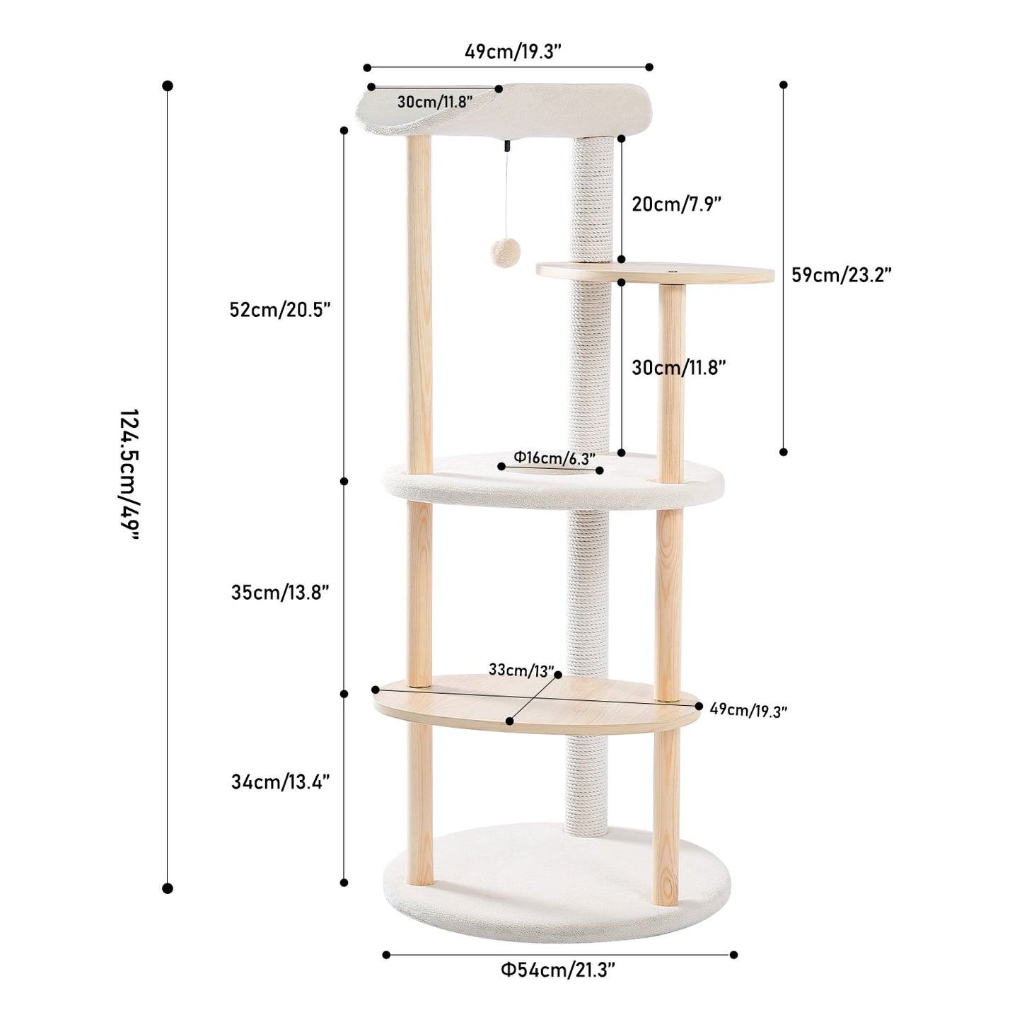 Luxury Cat Tree  Large Climbing Frame Multi-Layer