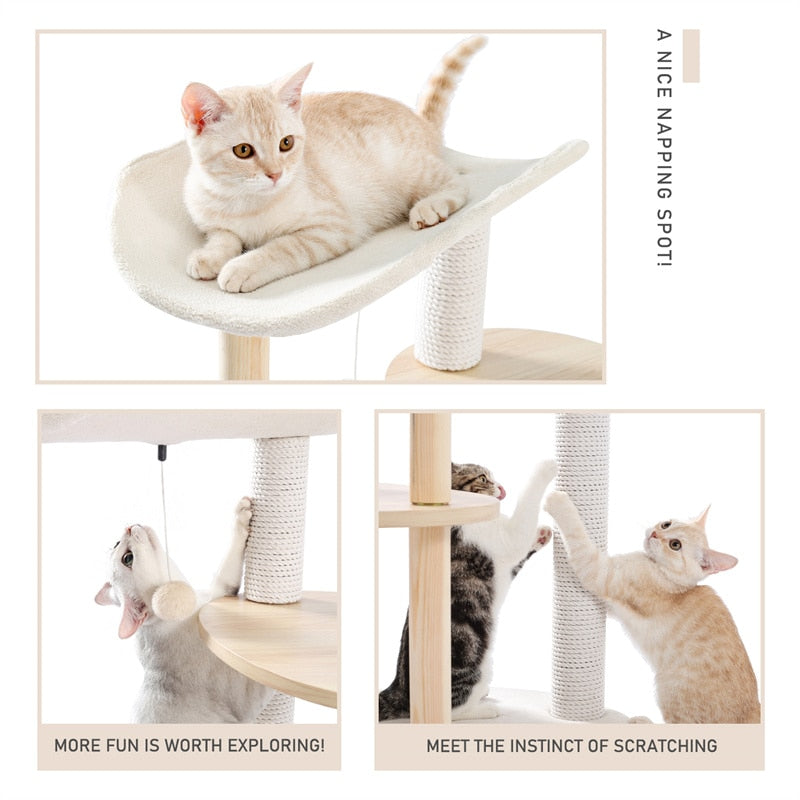 Luxury Cat Tree  Large Climbing Frame Multi-Layer