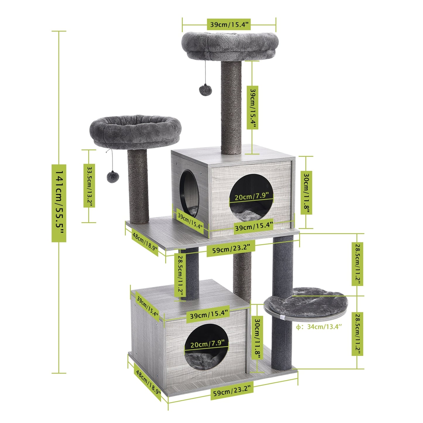 Multi-Level Cat Tree Activity Tower