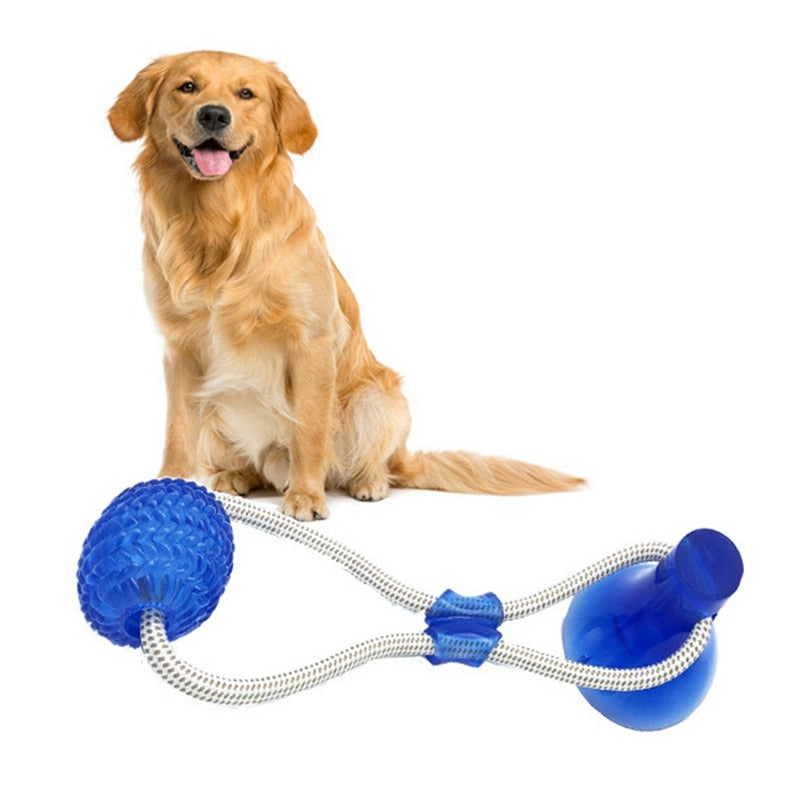 Pets Dog Toys Suction Cup Rubber Dog Chew