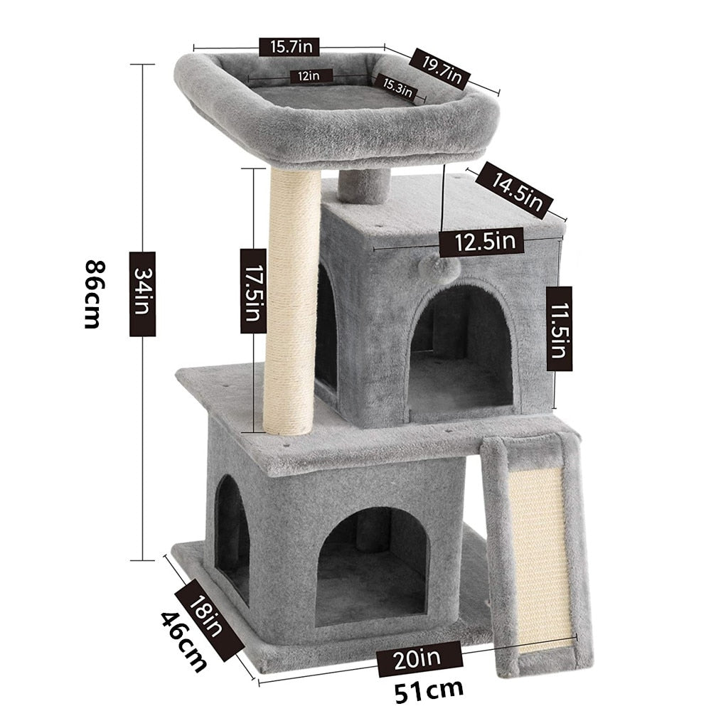 Rocket Styling Cat Tree Condo