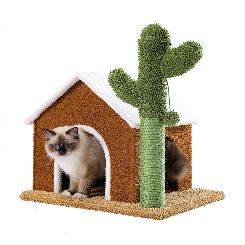 Cactus Tree  Tower with Sisal Scratching Post