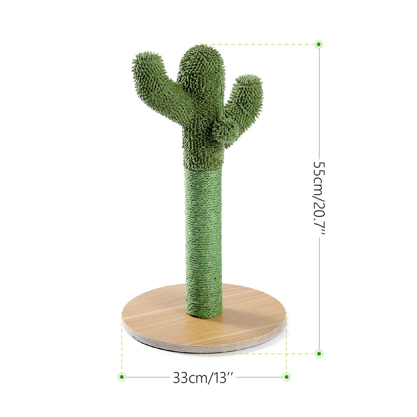 Cactus Cat Scratching Post with Sisal Rope