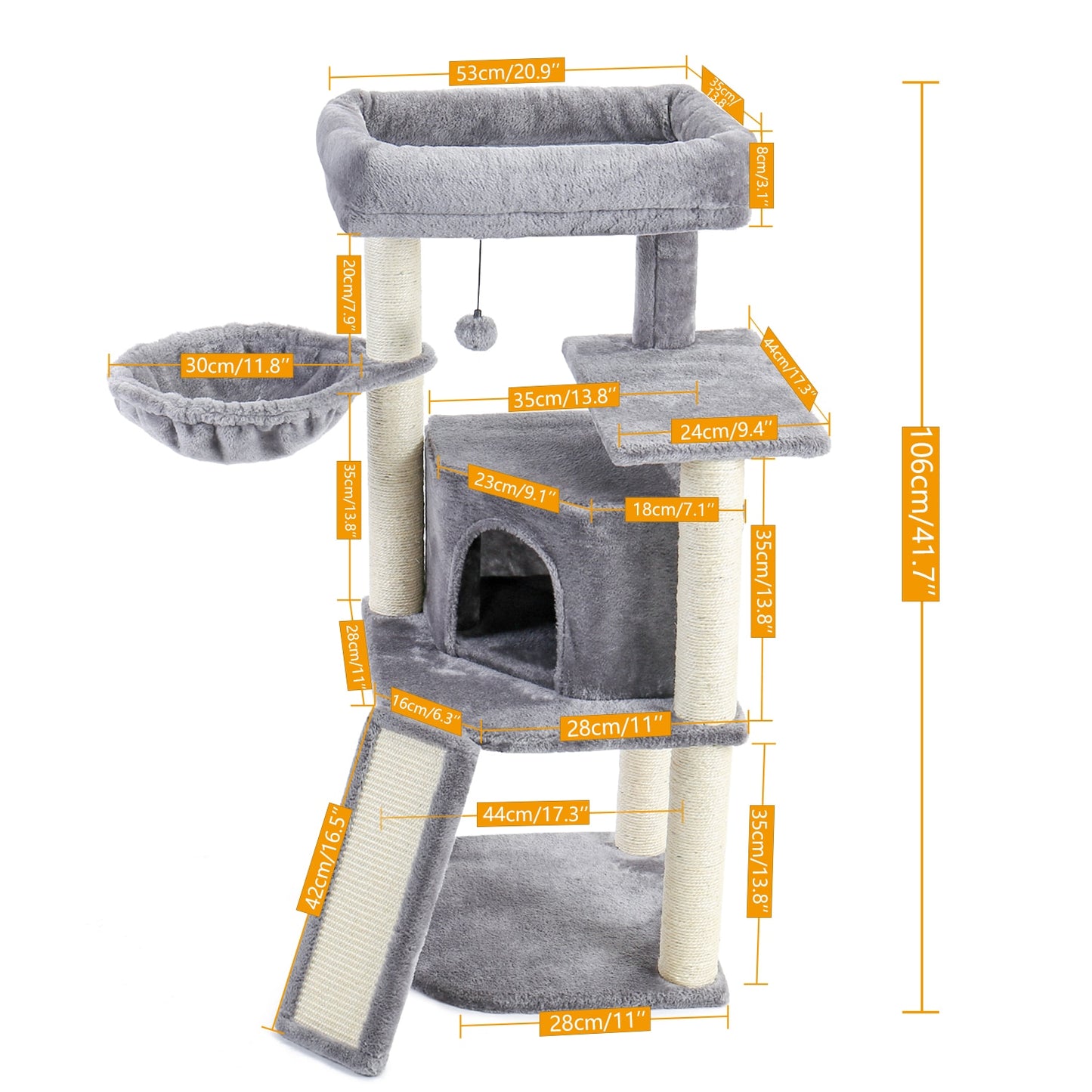 Cat Tree House Condo Multi-Level