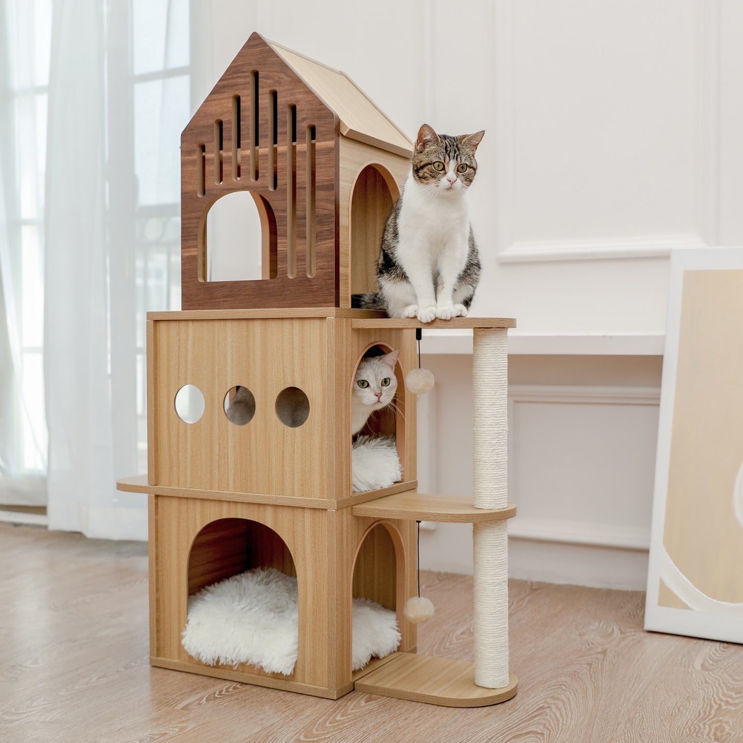 Cat Tree Furniture Tower  Scratcher