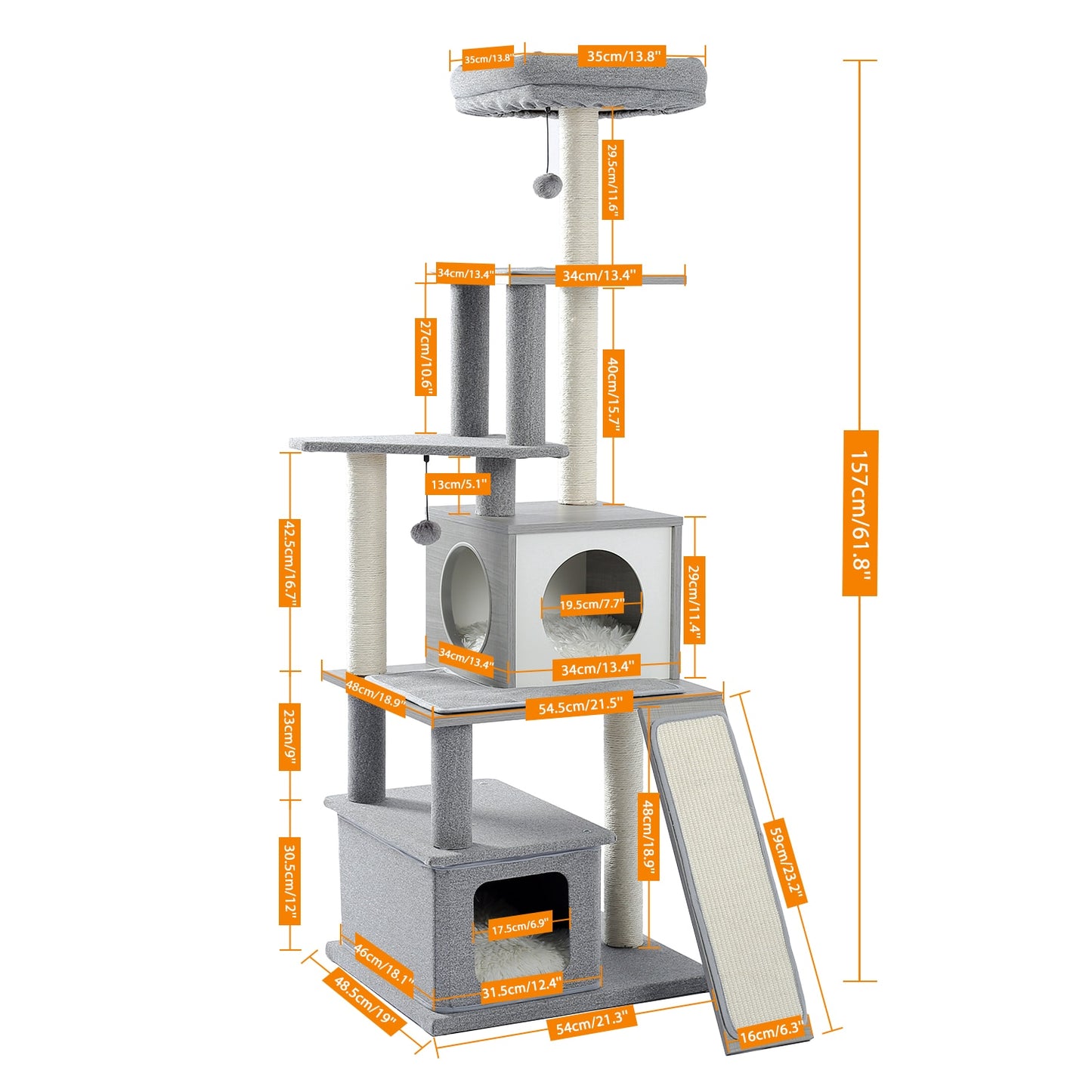 Multi-Level Cat Tree Activity Tower