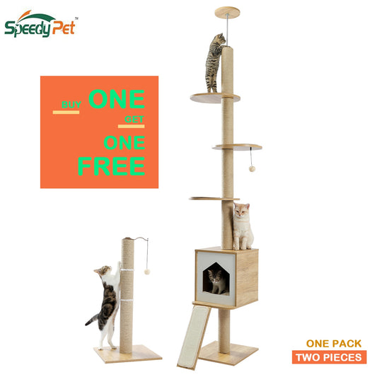 Cat Climbing Tower with a Scratcher Multi-layer