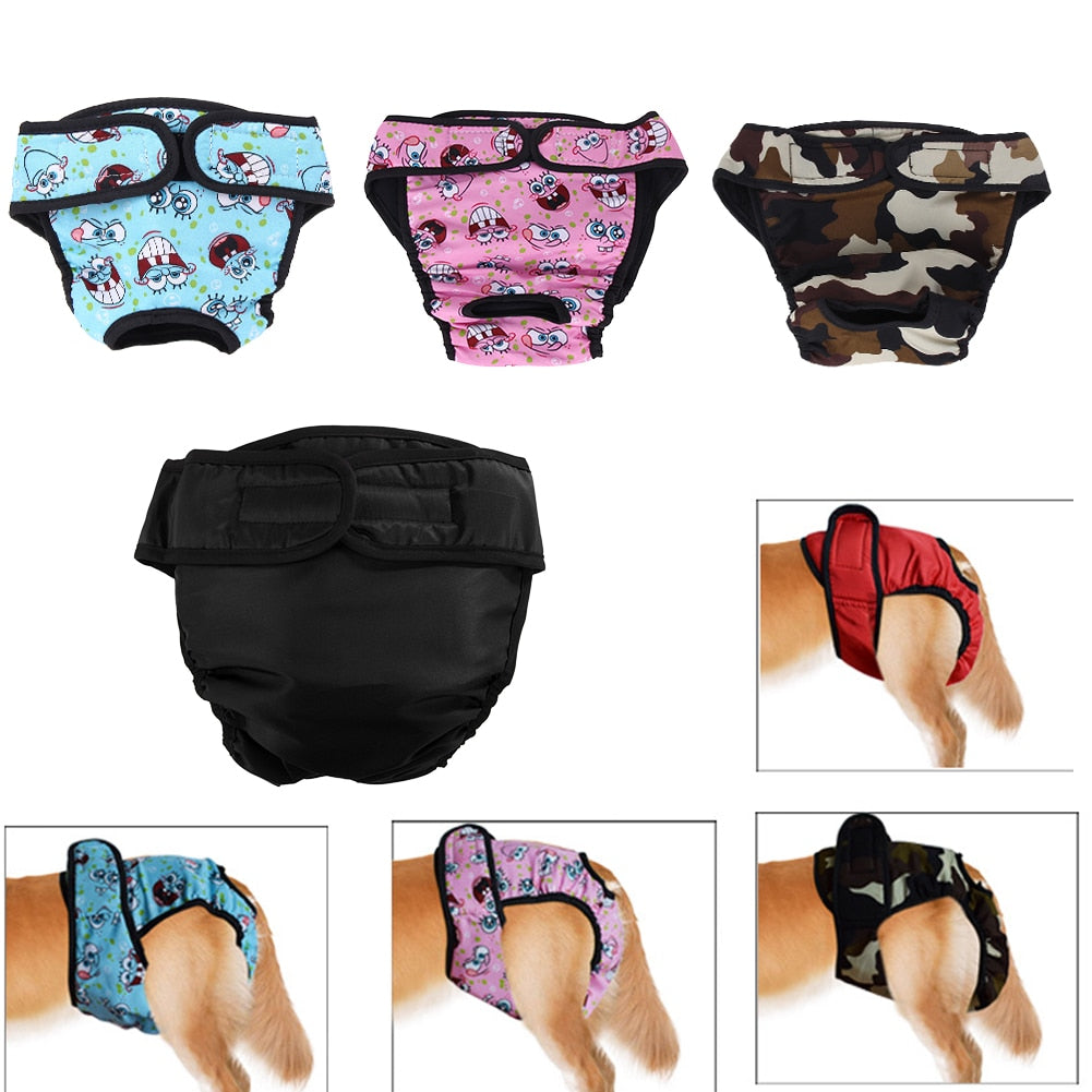 Dog Pants Diaper  Sanitary Washable Female Dog