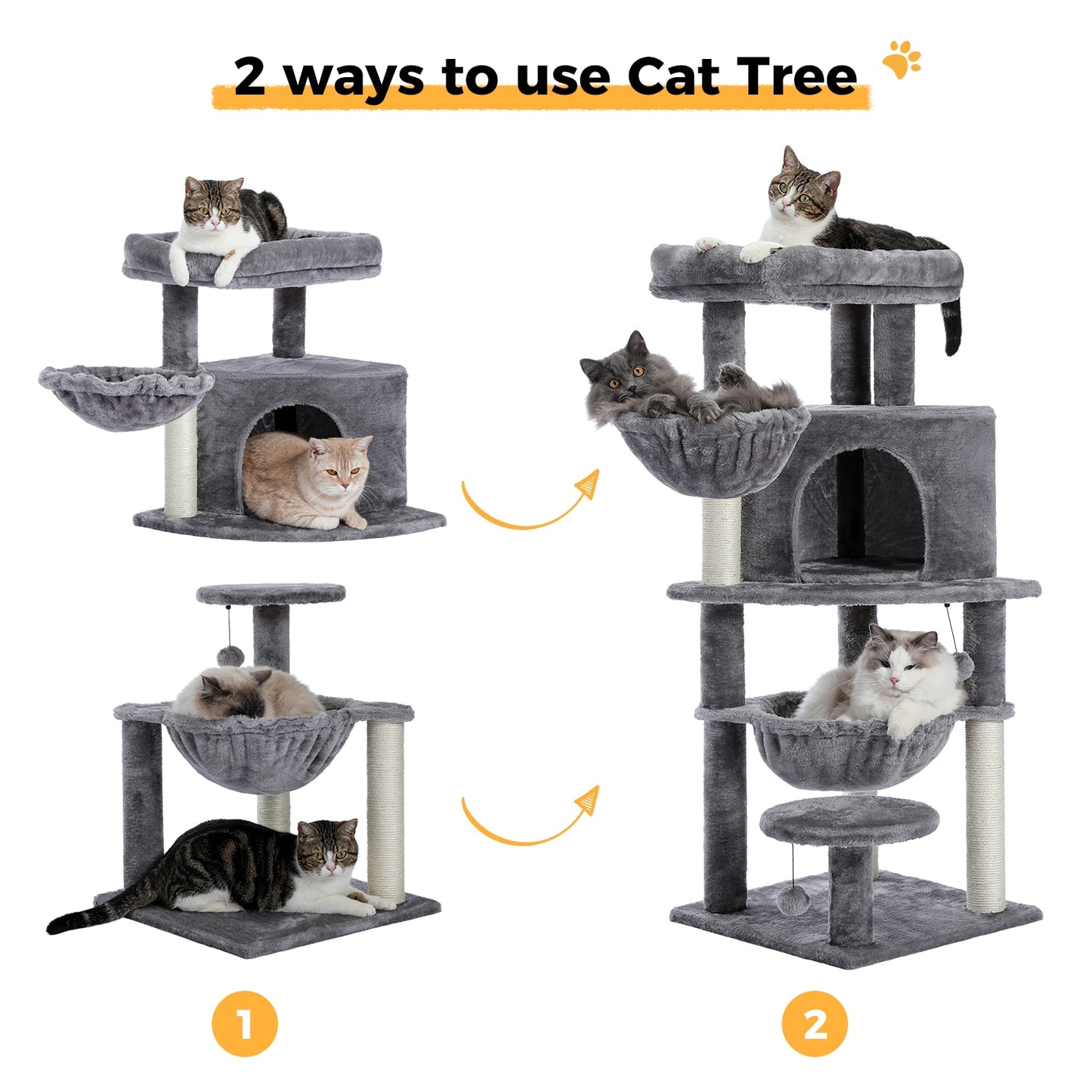 Cat Tree Scratching Multi-Level