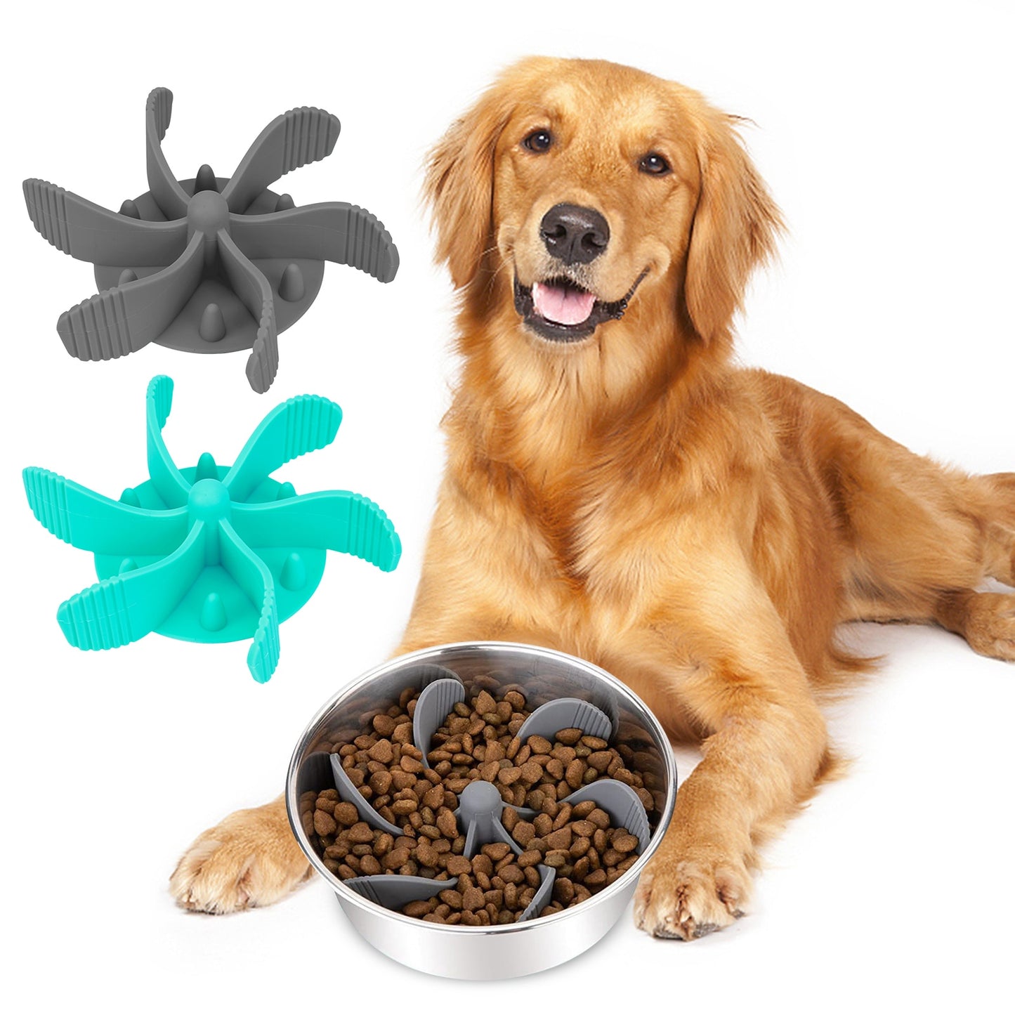 Pet Anti Choke Dog Spiral Slow Feeder