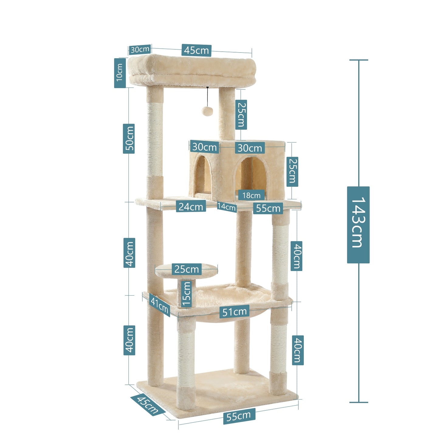 Cat Tree House Condo Cat’s Activity Center